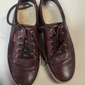 Ecco Men's Brown Leather Shoes